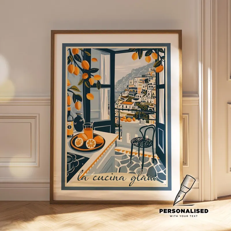 Amalfi Coast Lemon print from Gallery Chroma