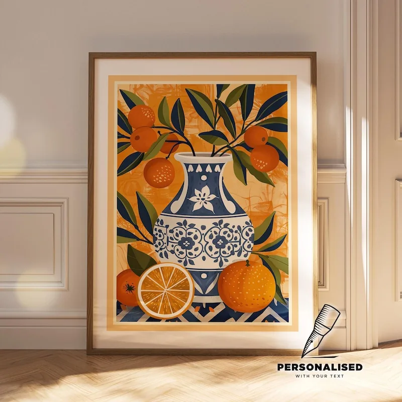 Orange Still Life print from Gallery Chroma