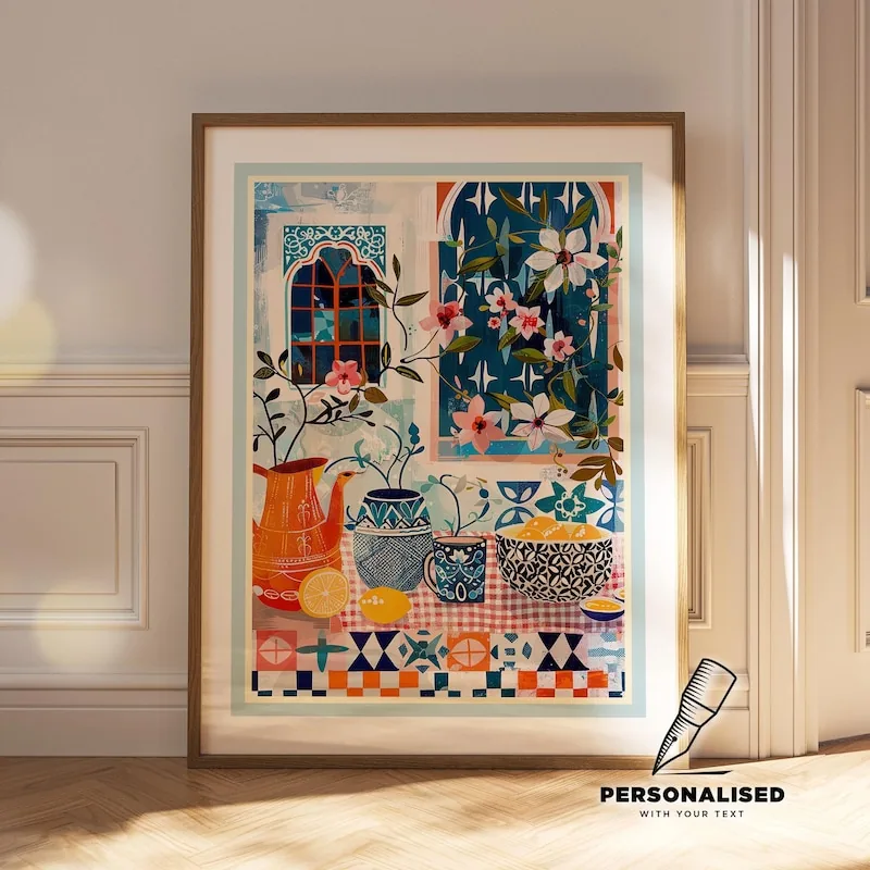 Vivid Citrus Tile print from Gallery Chroma